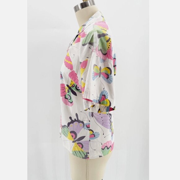 That's Me! Butterfly Whimsy Cotton Casual Top M - Picture 4 of 8